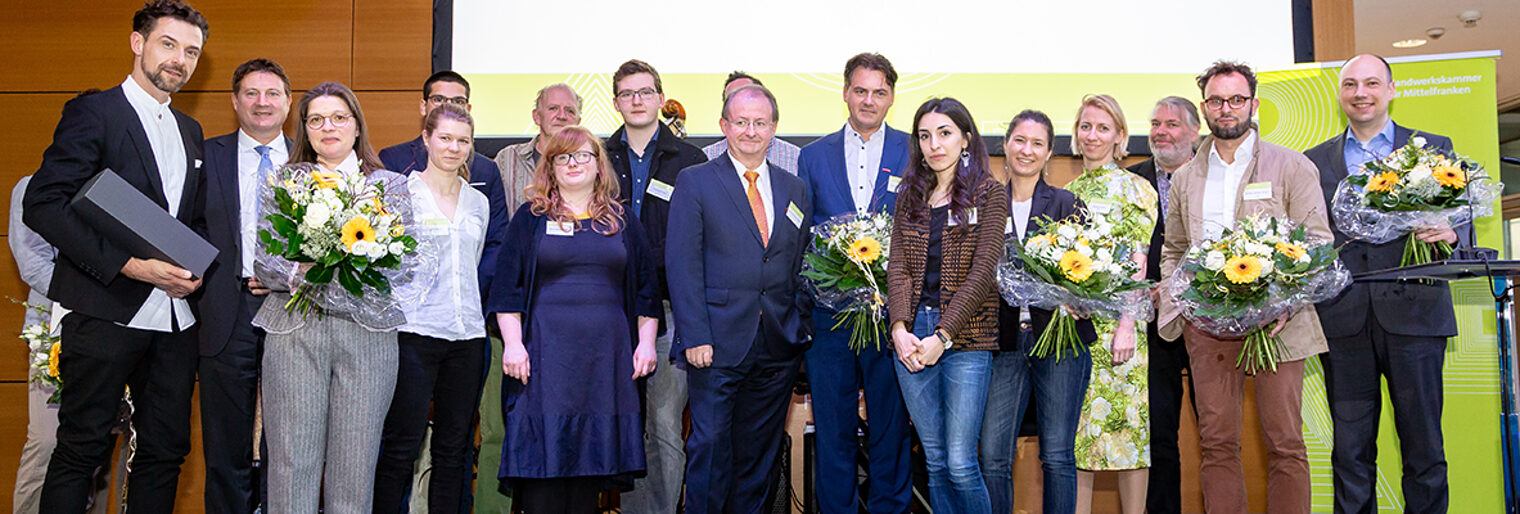 Die Handwerkskammer für Mittelfranken feierte am Tag des Europäischen Kunsthandwerks ihre Preisträger des Gestaltungspreises des Mittelfränkischen Handwerks 2019.