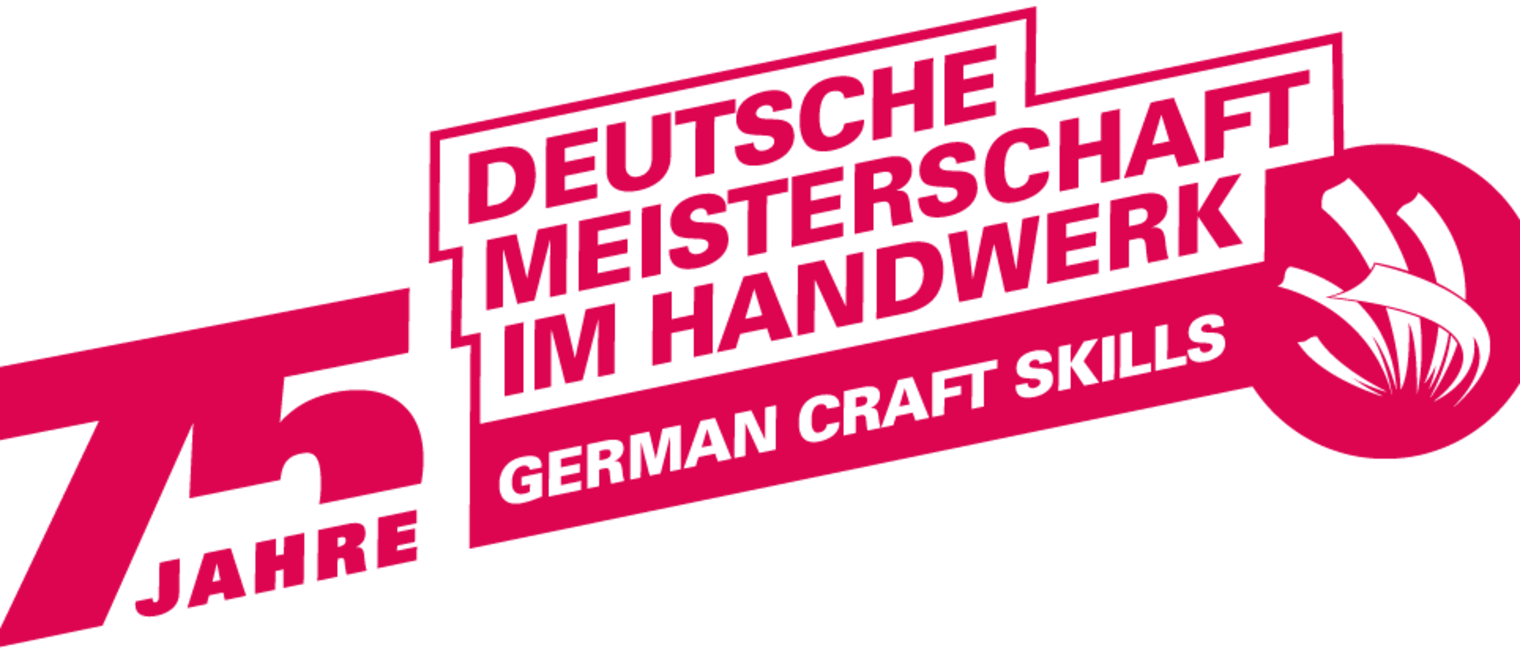 Logo 75 Jahre Deutsche Meisterschaft im Handwerk German Craft Skills